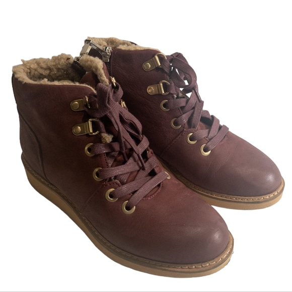 Softwalk Wilcox Ankle Boot Burgundy -5 - Picture 2 of 4